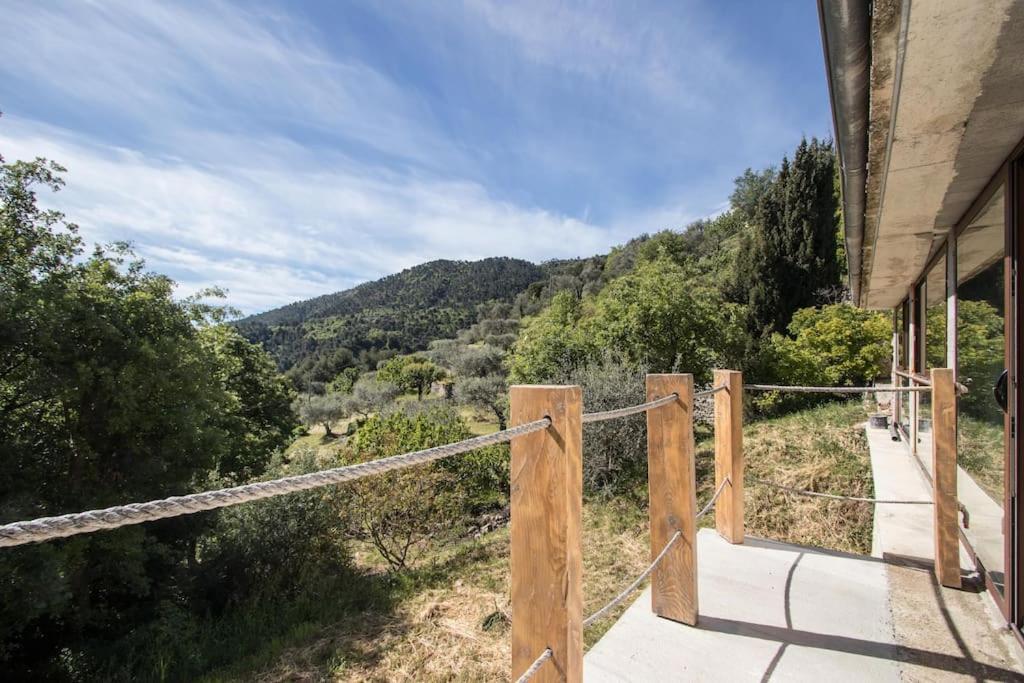 Bas De Villa Au Milieu Des Oliviers. Chateauneuf-Villevieille Exteriér fotografie